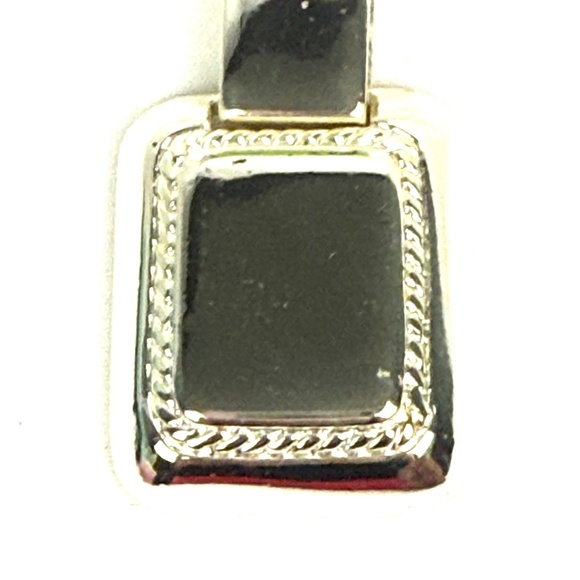Vintage Chicco’s Silver Pendant | Rectangular Frame Pendant | Designer Jewelry | - Picture 11 of 12